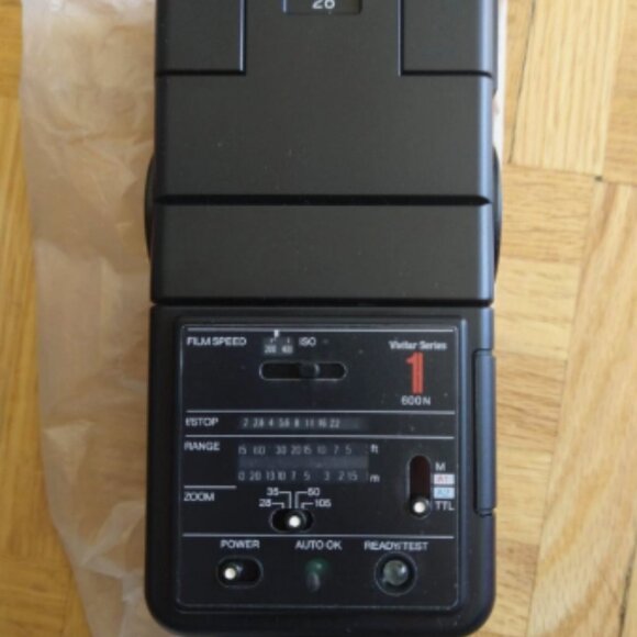 NEW OPEN BOX Vivitar Series 1 600N Dedicated Flashgun Nikon Film Cameras - Picture 6 of 6